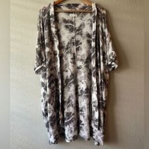 Abercrombie & Fitch Short-sleeve Shawl Cardigan, One Size (B9)